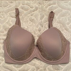 Soma Embraceable Perfect Coverage Bra 34DD Adobe Rose
